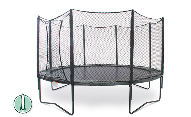 how to keep a trampoline from blowing away