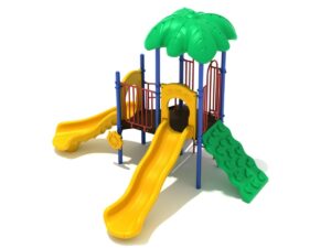 tropical playground set