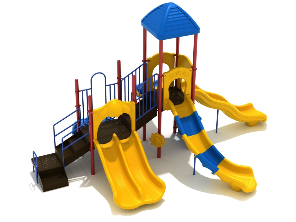 commercial playground set up