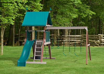 cedar wood swing set