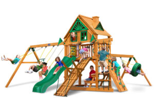 outdoor wood playground