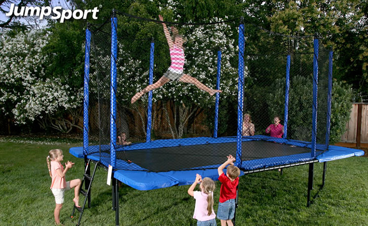 parkside rectangle pro trampoline