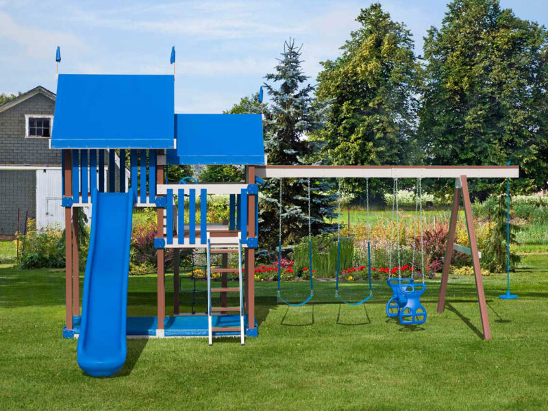 outdoor play swing sets