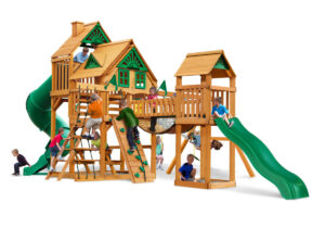 outdoor wood play structures
