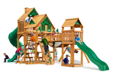 outdoor wood play structures