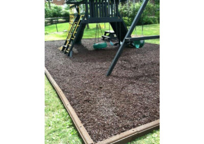 is rubber mulch good - residential rubber mulch for playground set