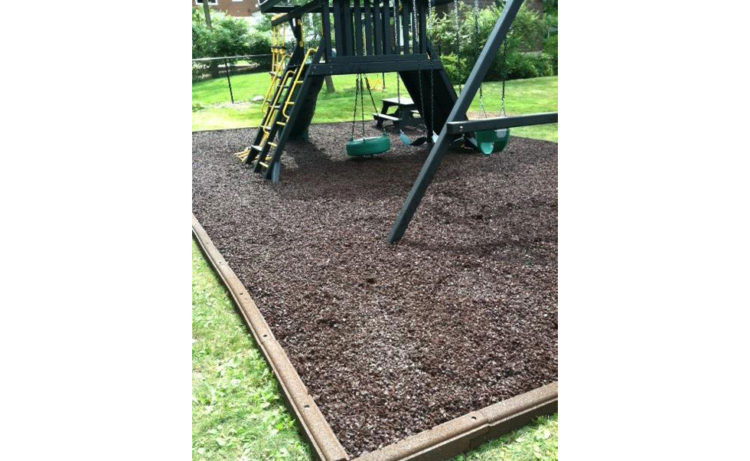 is rubber mulch good - residential rubber mulch for playground set