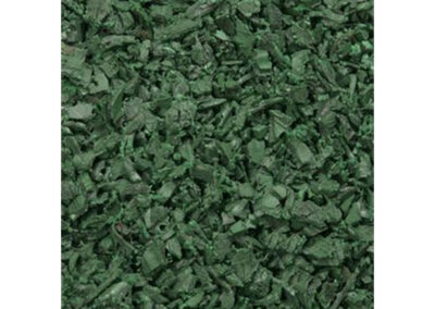 green rubber mulch