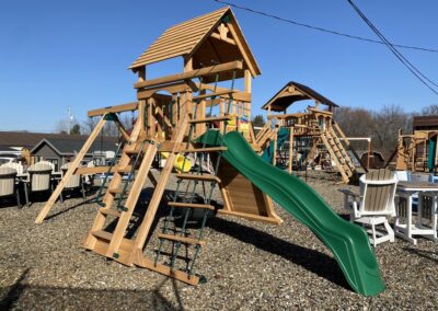 cheap wooden swing sets 1