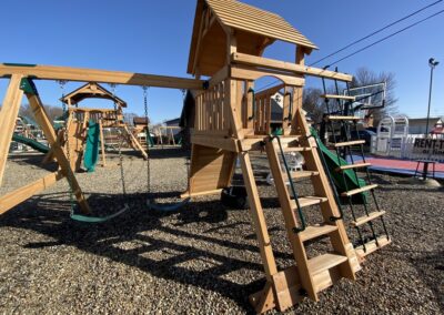 cheap wooden swing sets 10