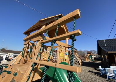 cheap wooden swing sets 7