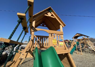 cheap wooden swing sets 8