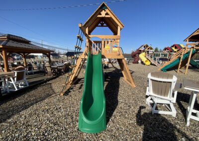 cheap wooden swing sets 9