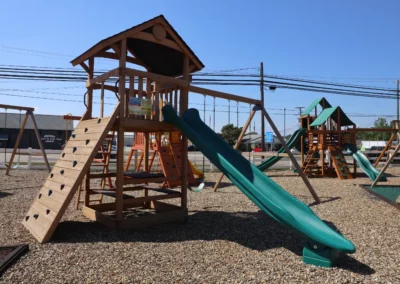 wooden backyard playgrounds