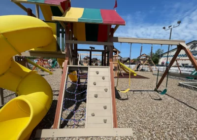 kids world play dura wood palace w 504 swing sets