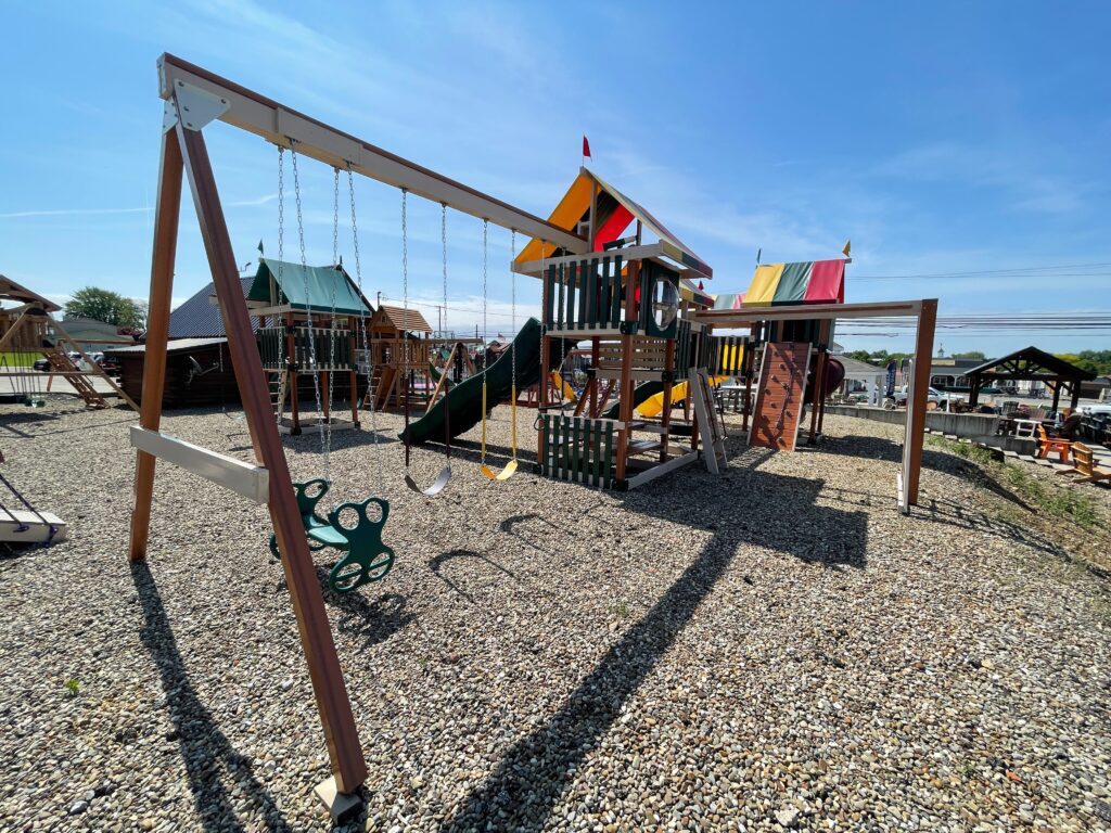 wooden playground equipment