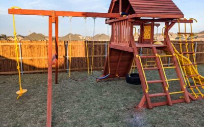 Wood Roof For Swing Set