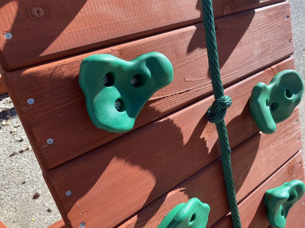 rock climbing for swing sets