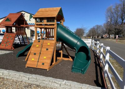 swing set swith tube slide near me
