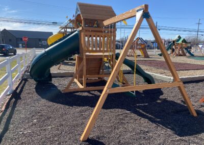 swing set with tube slide for sale