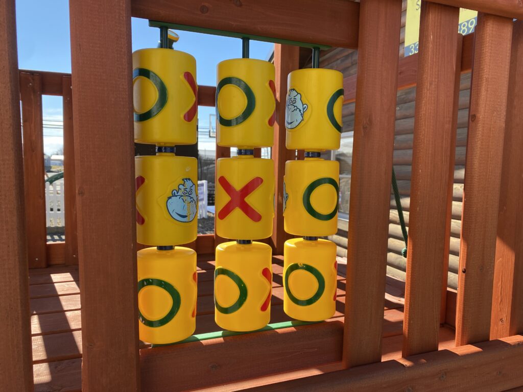 tic tac toe for swing sets