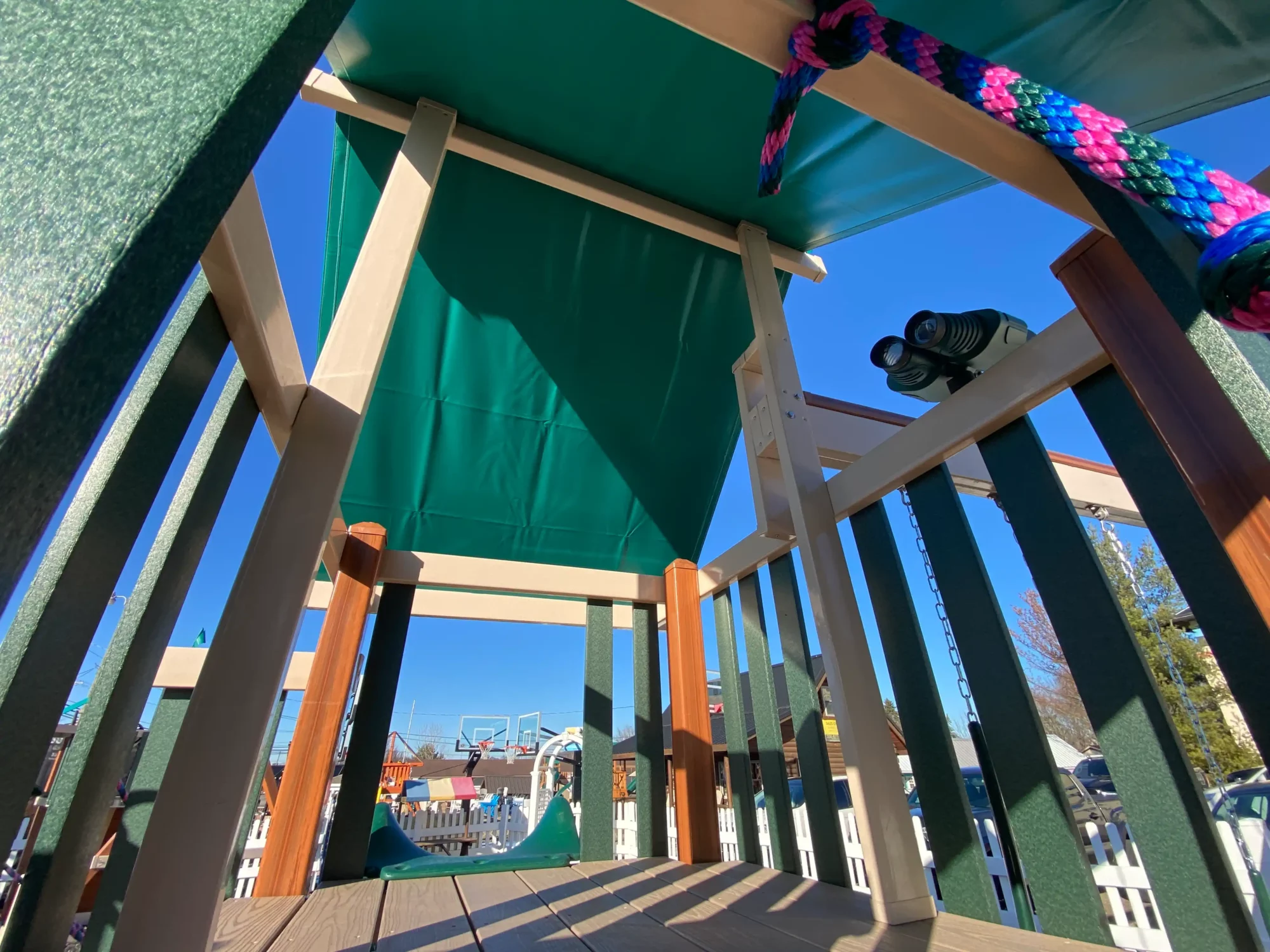 Outdoor Swing Set with Canopy Chicago Illinois