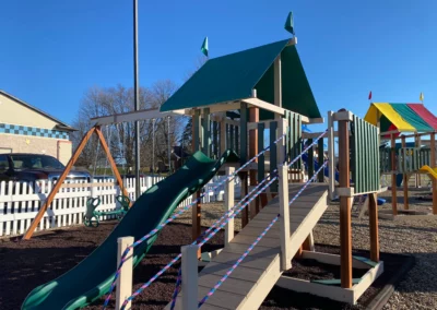 Outdoor swing sets with canopy kids world play systems