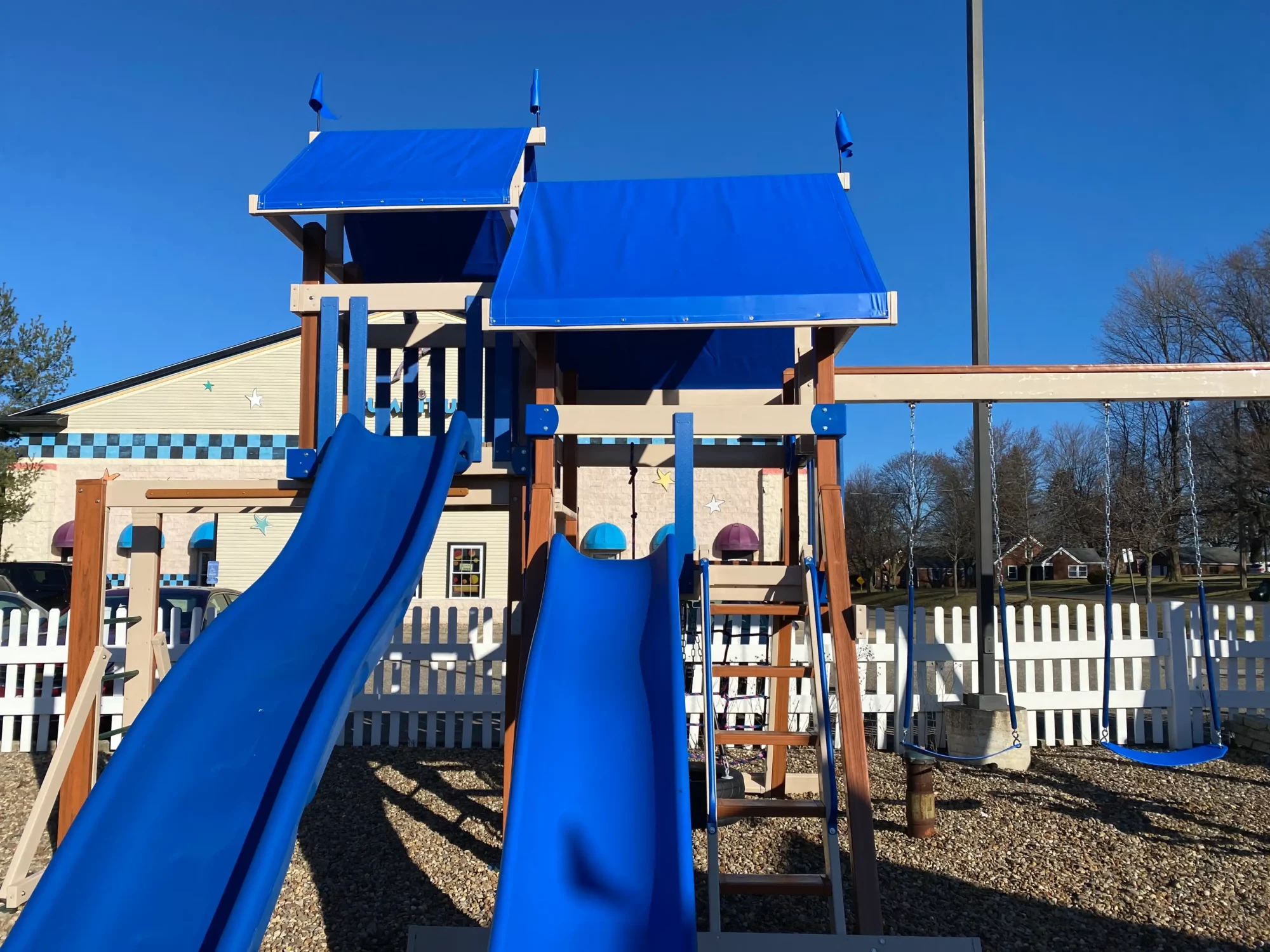 Swing Set with Two Slides Canton Ohio