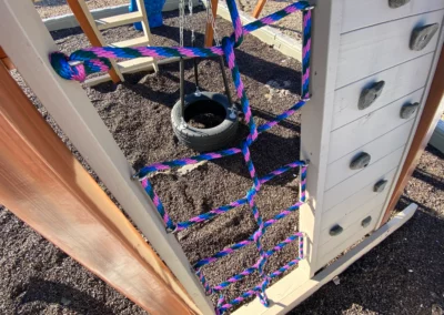 Swing set slide kids world play systems