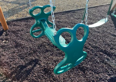 Swing set with canopy kids world play systems