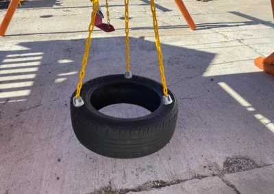 wooden swing set slide kids world play systems
