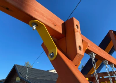 wooden swing sets for sale kids world play systems