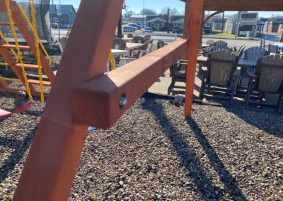 wooden swing sets near me kids world play systems