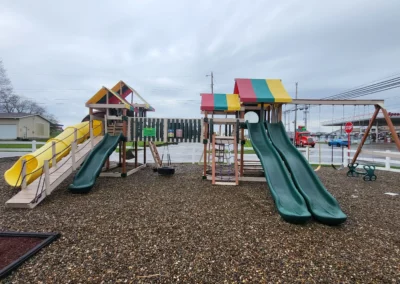 big wooden swing set Akron Ohio