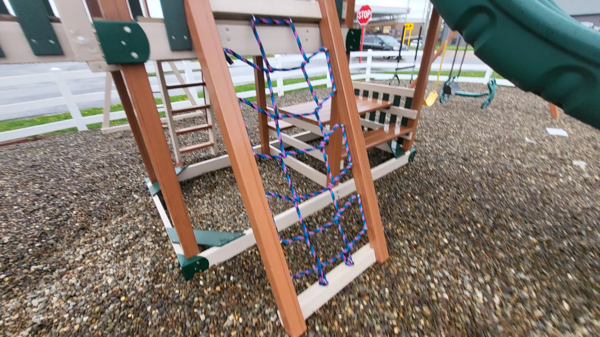 big wooden swing set Cleveland Ohio