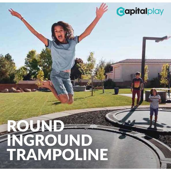 12 ft Capital In ground Trampoline Round near me for sale