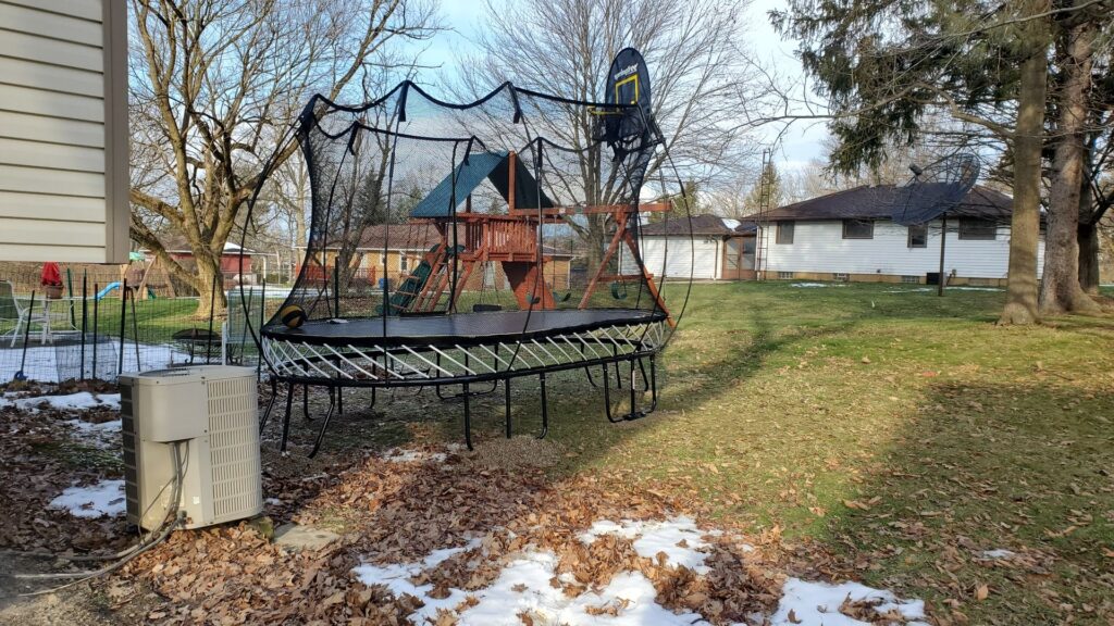 large oval trampolines for sale