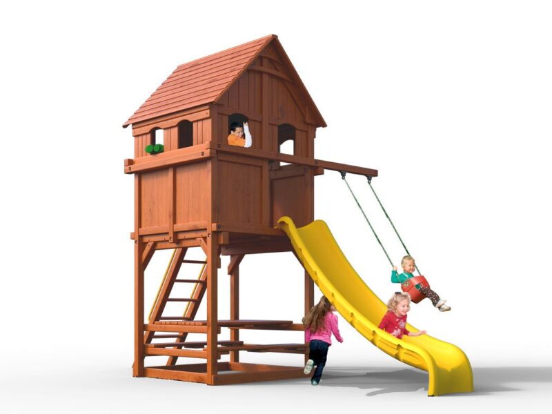 playground playhouse Heath Ohio Kids World Play Systems