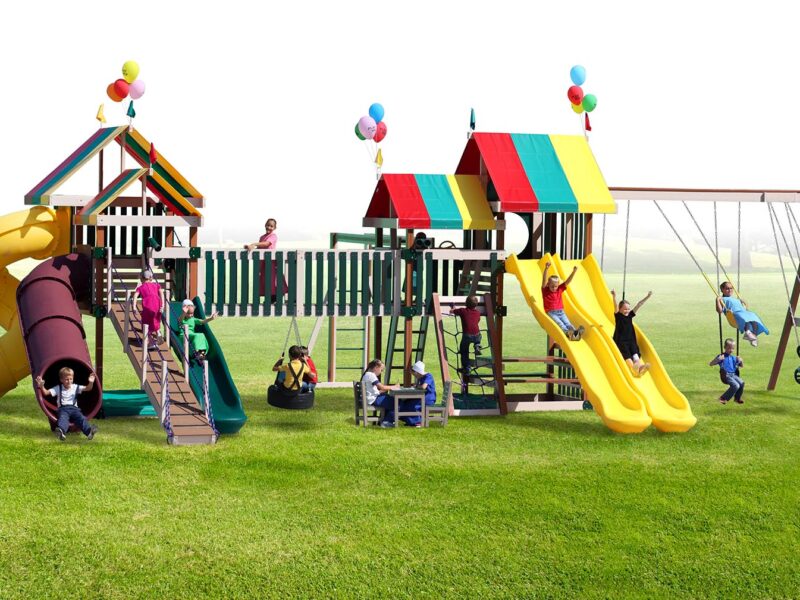 swings playground kids world play systems