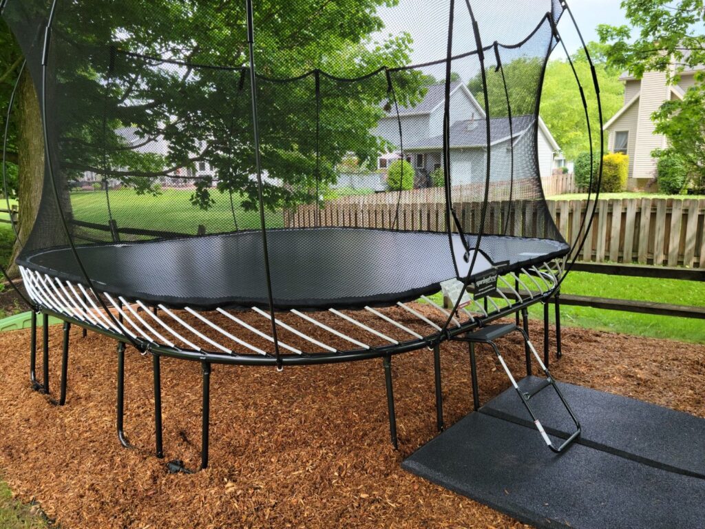 Will Trampoline Kill Grass Kids World Play Systems