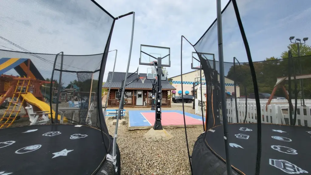 What Is Double Mini Trampoline Kids World Play Systems